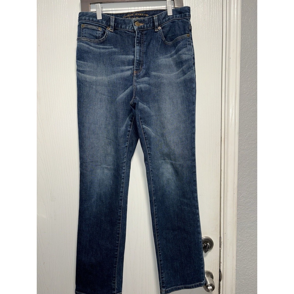 Lauren Ralph Lauren Jeans Womens Size 8 Modern Straight Mid Rise Blue Washed